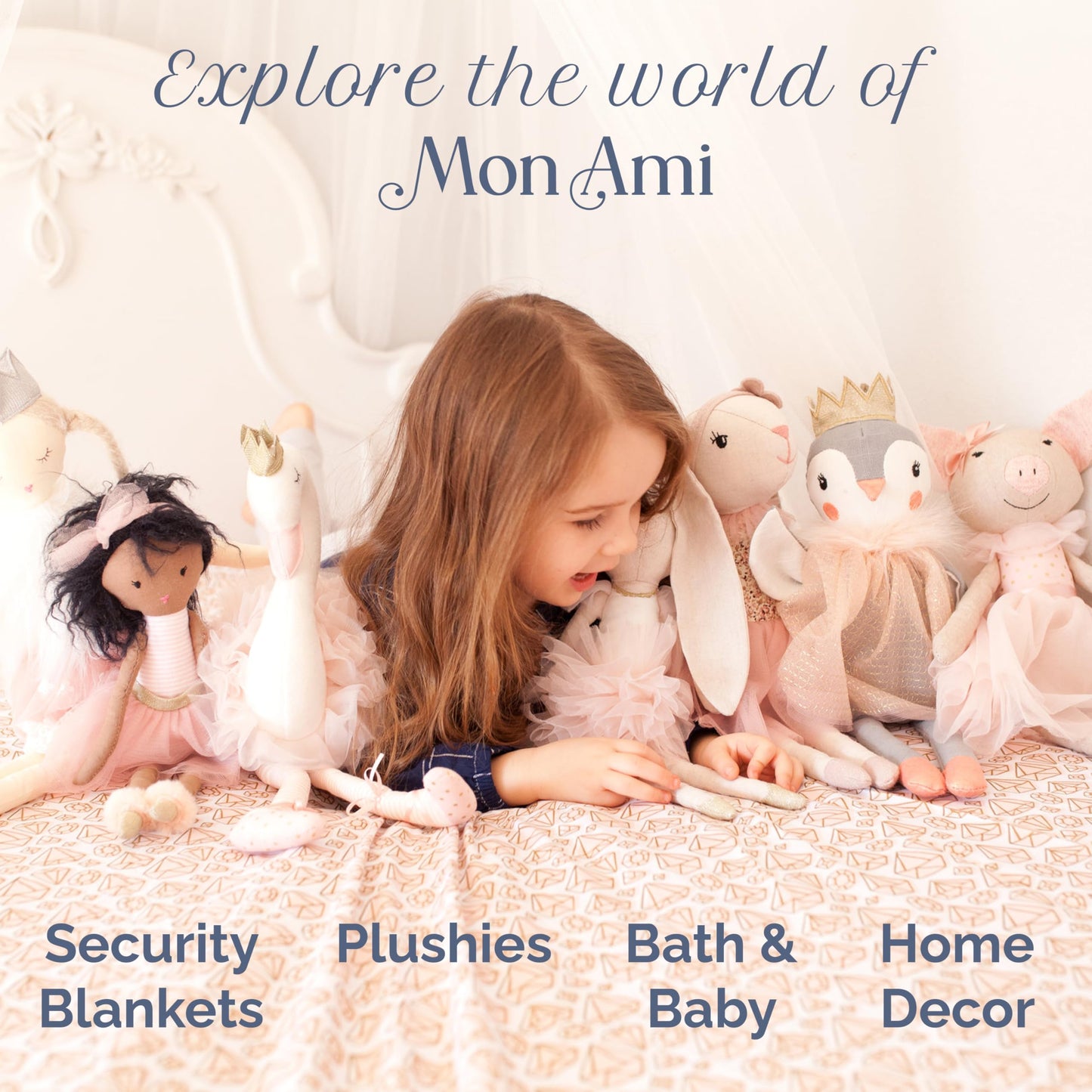 MON AMI Colette The Duck 11.5-Inch Stuffed Animal for Boys & Girls | Soft Duck Plush Toy | Cute Playtime Companion | Nursery & Room Décor | Gift for Birthdays & Showers