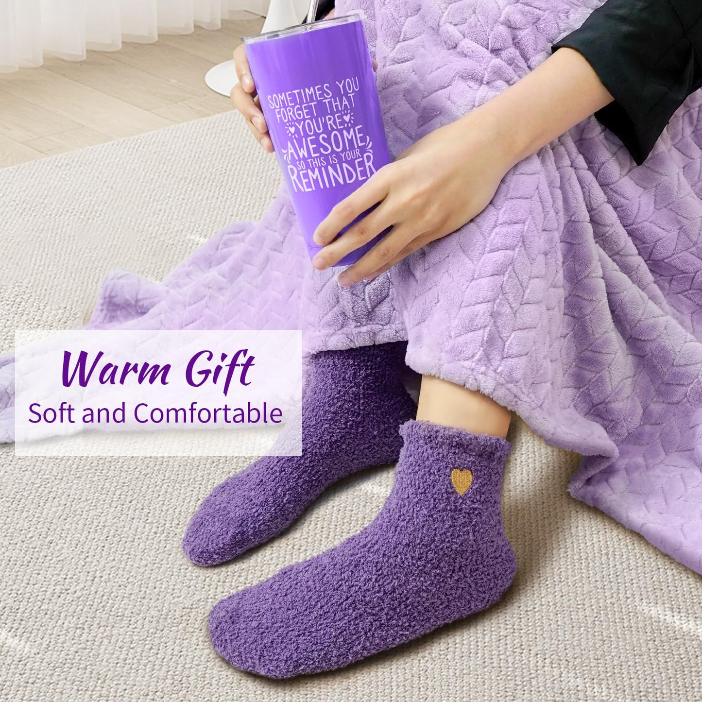 Gifts for Women Spa Basket, Lavender Spa Gift Basket,16 Pcs Self Care Package for Women, Mom, Wife, Girlfriend, Sister, Unique Get Well Sets for Birthday, Mother's Day, Christmas, Valentine's Day