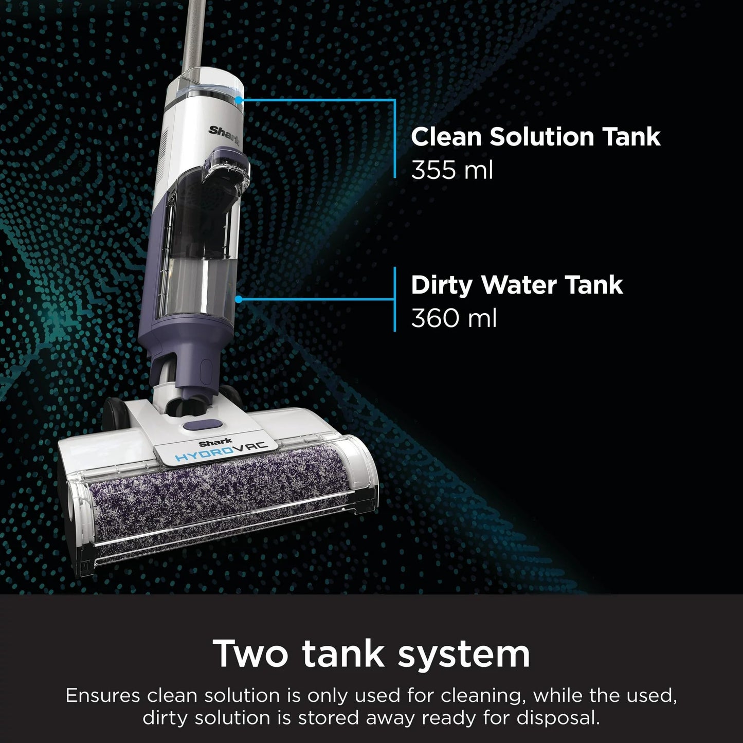 SHARK HydroVac Cordless Pro 3-in-1 Vacuum, Mop & Self-Cleaning System with Brushroll* for Multi-Surface Cleaning, For Sealed Hard Floors (HydroVac + Multi-Surface Cleaning Solution) (Renewed)