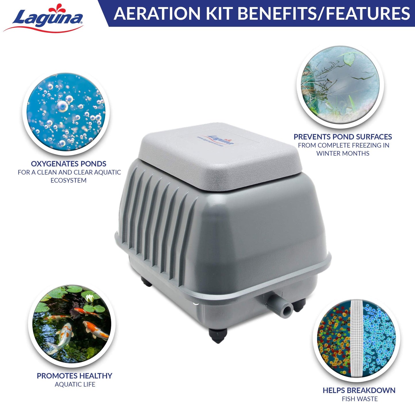 Laguna 75 Aeration Kit for Ponds up to 7000 Gallons
