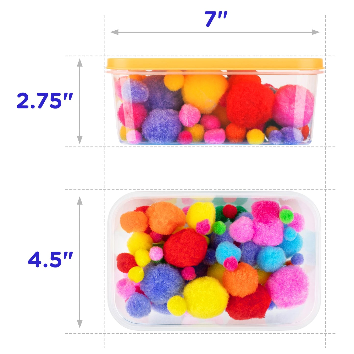 LOLO TOYS Sensory Kit for Toddlers and Kids - Includes 3 Bins with Lids, Play Tools, Sand, Feathers, Clay, Color Beads and Pom Poms Kids Box Fillers (Starter Set)