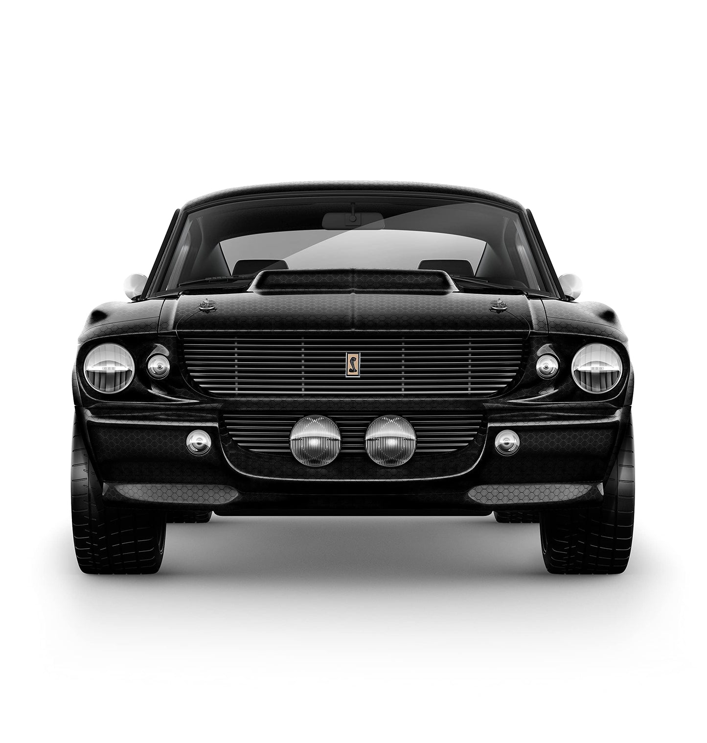 V2 Hex Carbon Black Vinyl Car Wrap (100ft x 5ft)