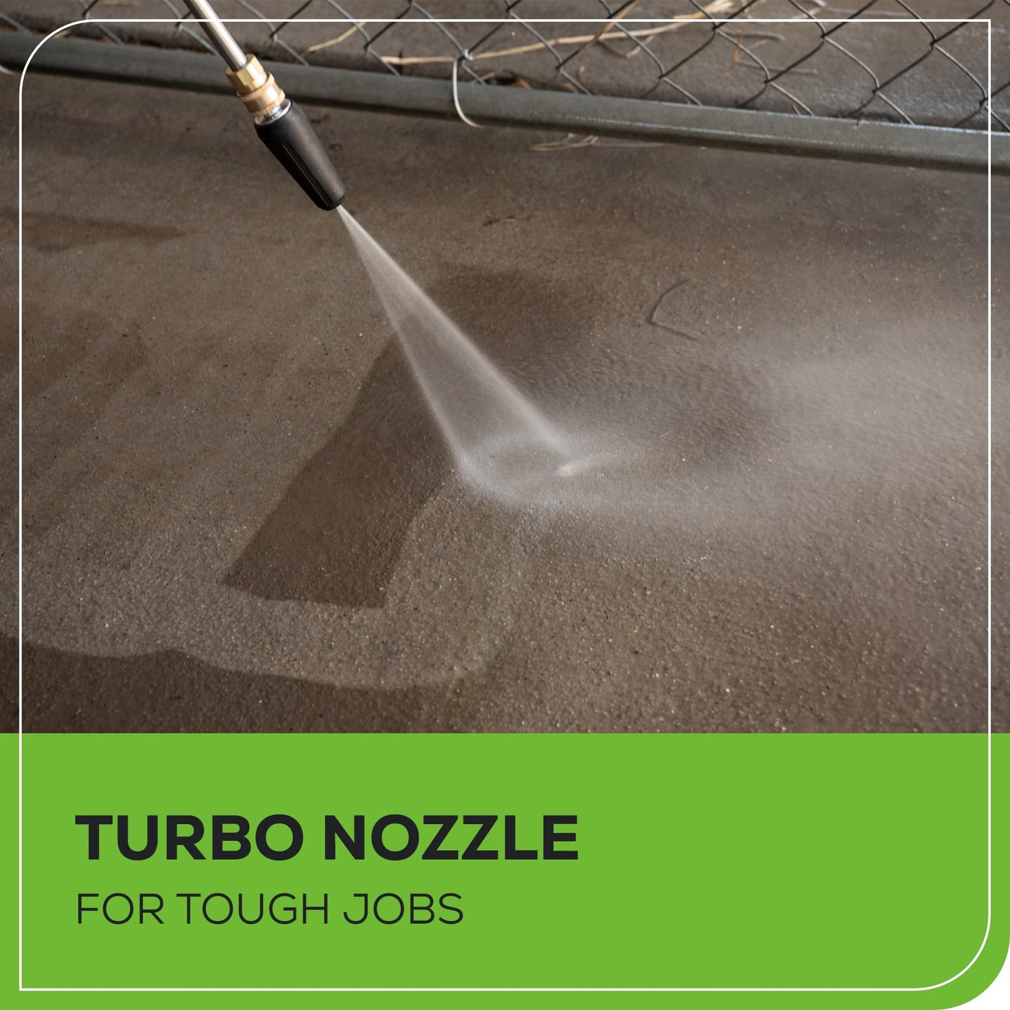 Greenworks 3000 PSI Pressure Washer (2.0 GPM Max) with Foam Cannon – Easily Remove Dirt and Grime on Siding, Fences, Patios,