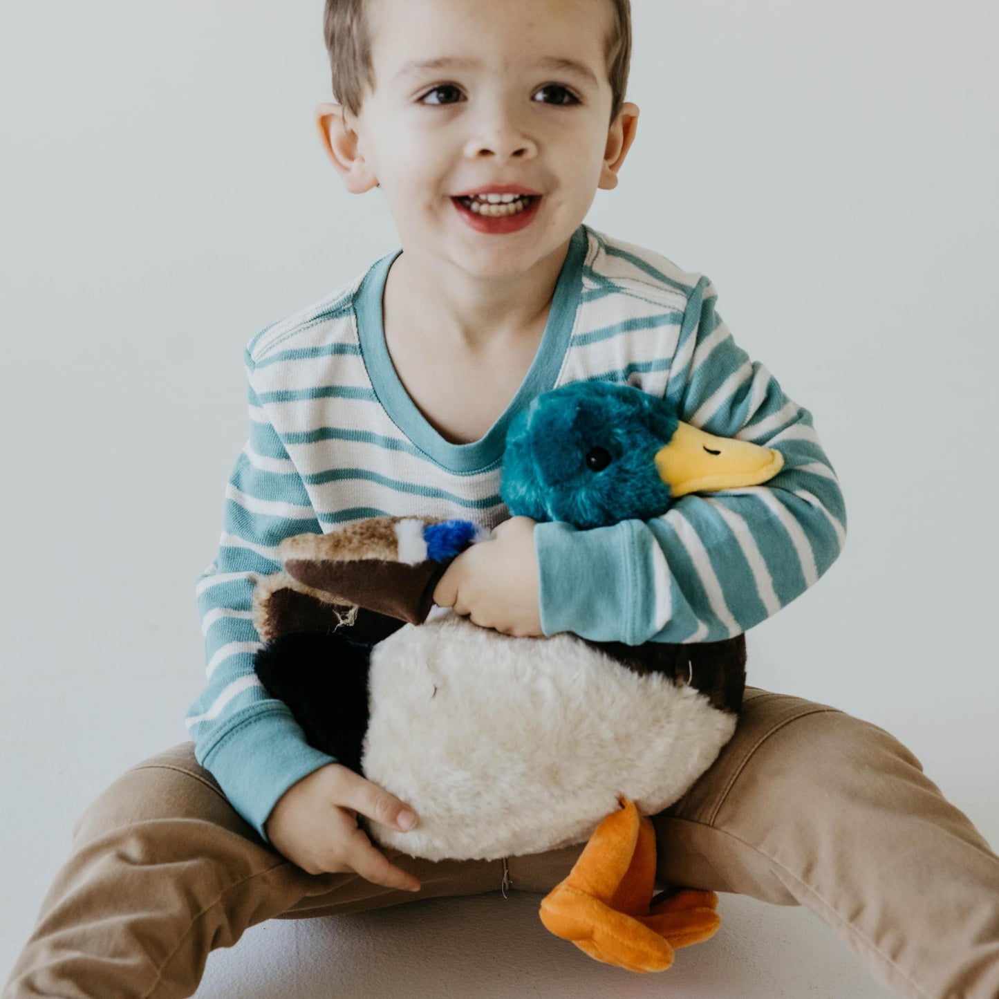 The Petting Zoo Duck Stuffed Animal Plushie, Gifts for Kids, Wild Onez Wildlife Animals, Duck Plush Toy, 12 inches