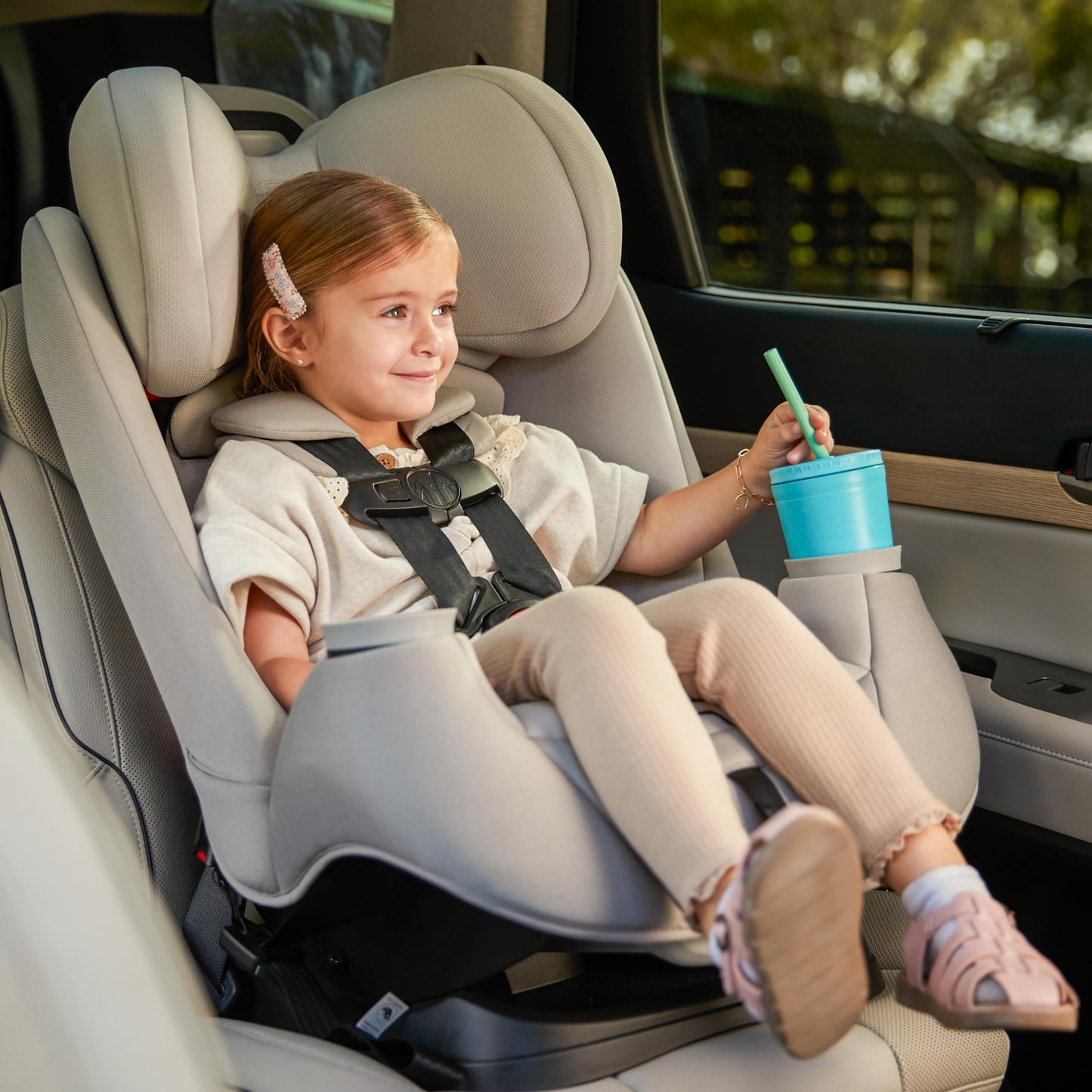 Maxi-Cosi Pria 3-in-1 Convertible Car Seat, Infant to Toddler Car Seat, Easy-Install Harness, Machine-Washable Cover, 5-100 lbs, Seafaring
