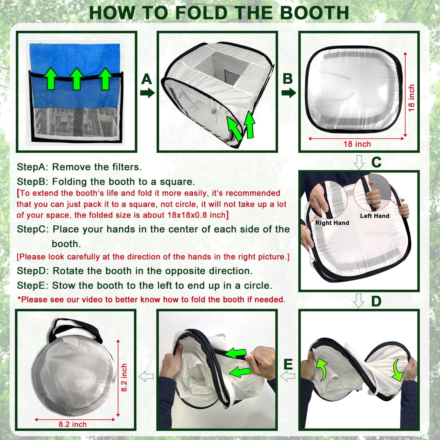 CooTentler Pop Up Paint Booth 17x17x17 Inch Portable Airbrush Spray Tent with Mesh Door and Mesh Window for Models, Furniture, Auto Parts and Other Items Painting Works