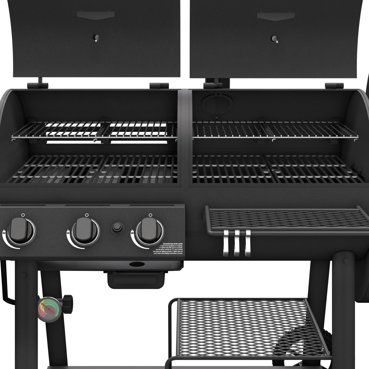 Oklahoma Joe's Canyon Combo DLX Charcoal and Propane Gas Smoker & Grill - 24203005