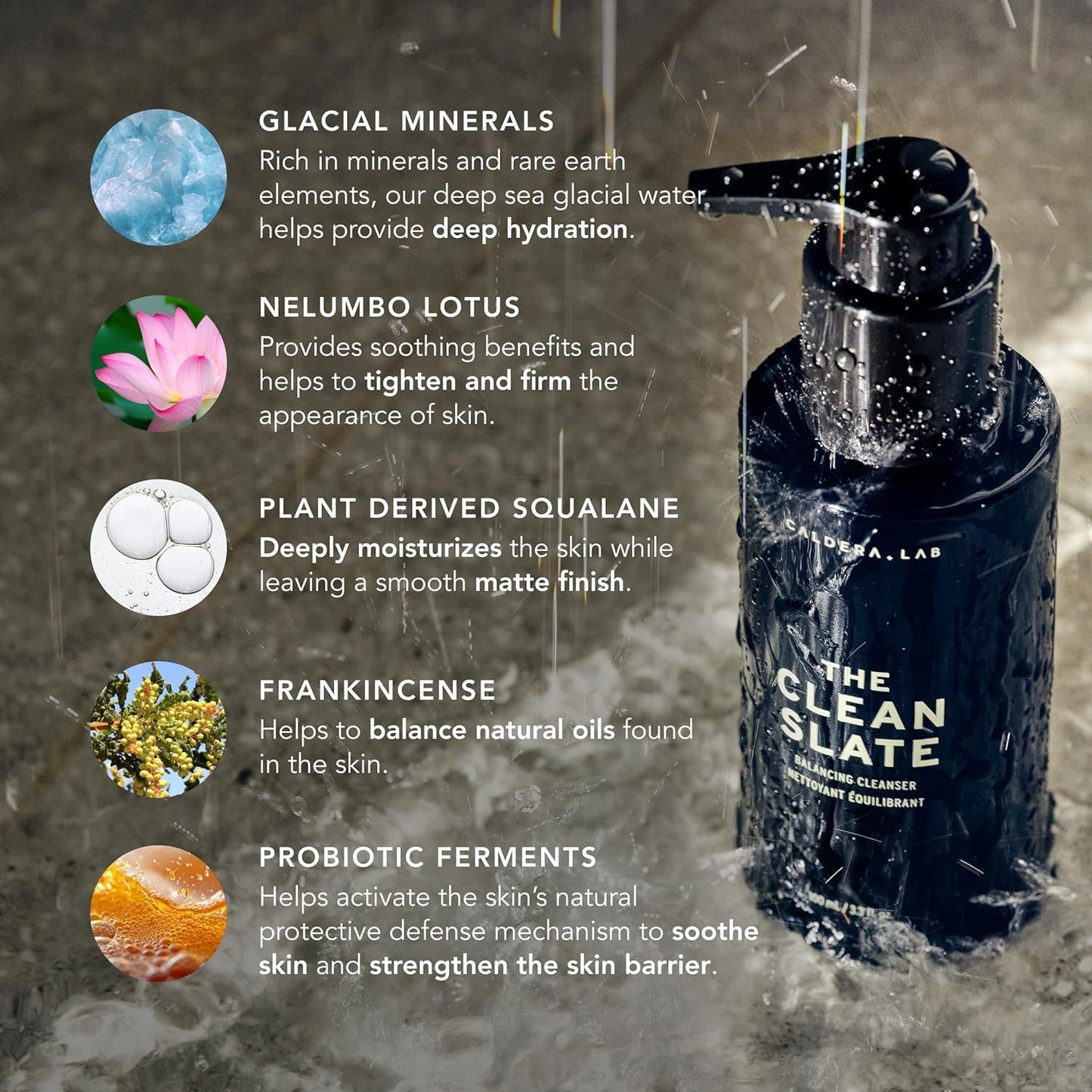 Caldera + Lab Men’s Skincare Set – The Regimen Rich: Cleanser, Moisturizer & Night Serum | Hydrating, Firming & Smoothing | Niacinamide, Clean, All Skin Types