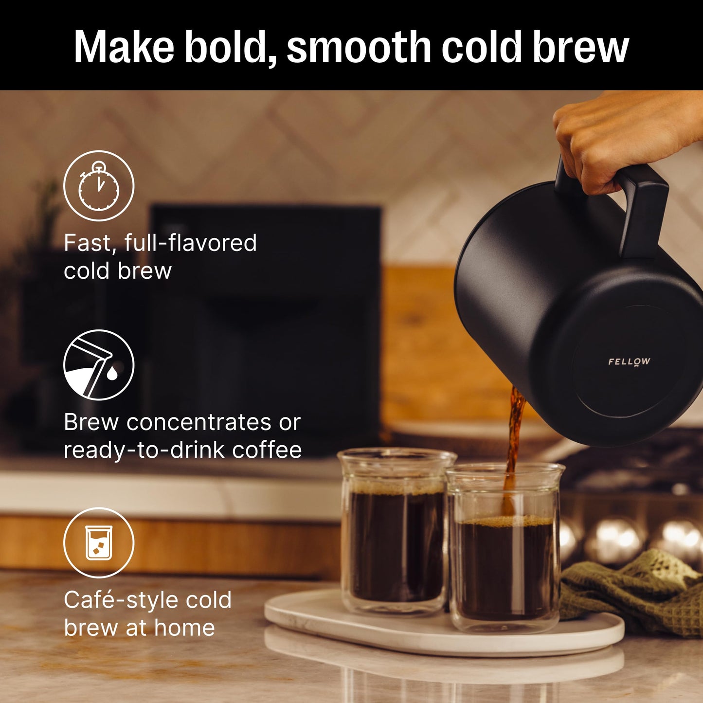Fellow Aiden Precision Coffee Maker - 10-Cup Thermal Carafe, Built-In Brewing Guidance, Scheduling, Removable Water Tank, Matte White