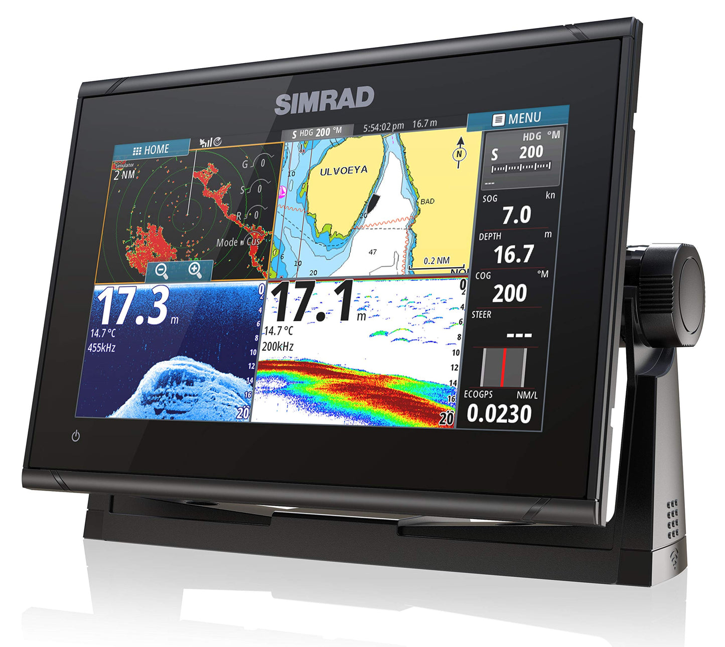 Simrad GO9 XSE - 9-inch Chartplotter (No Transducer) with C-MAP Discover Chart Card