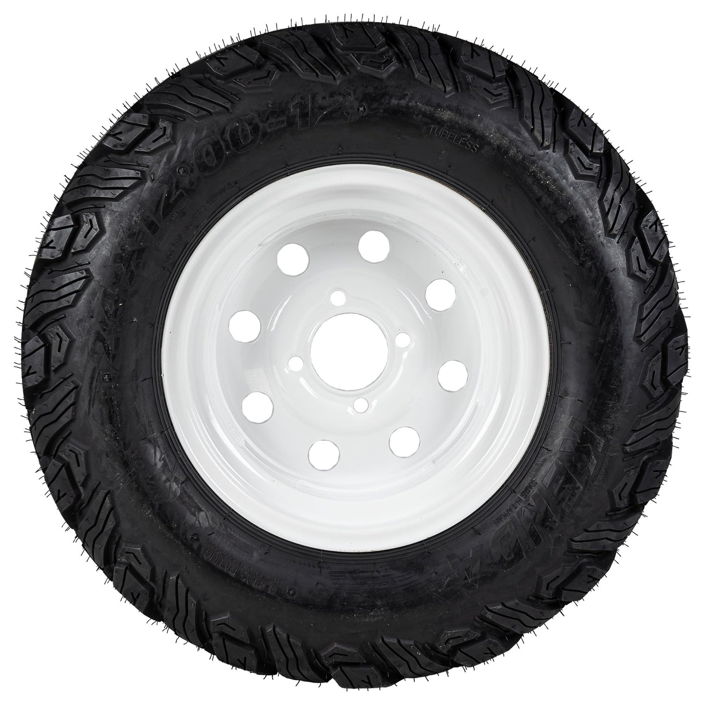 8TEN Wheel and Tire 24x12-12 for Exmark Lazer Z John Deere ZTrak Pro M R Series Offset -1.125 2 Pack