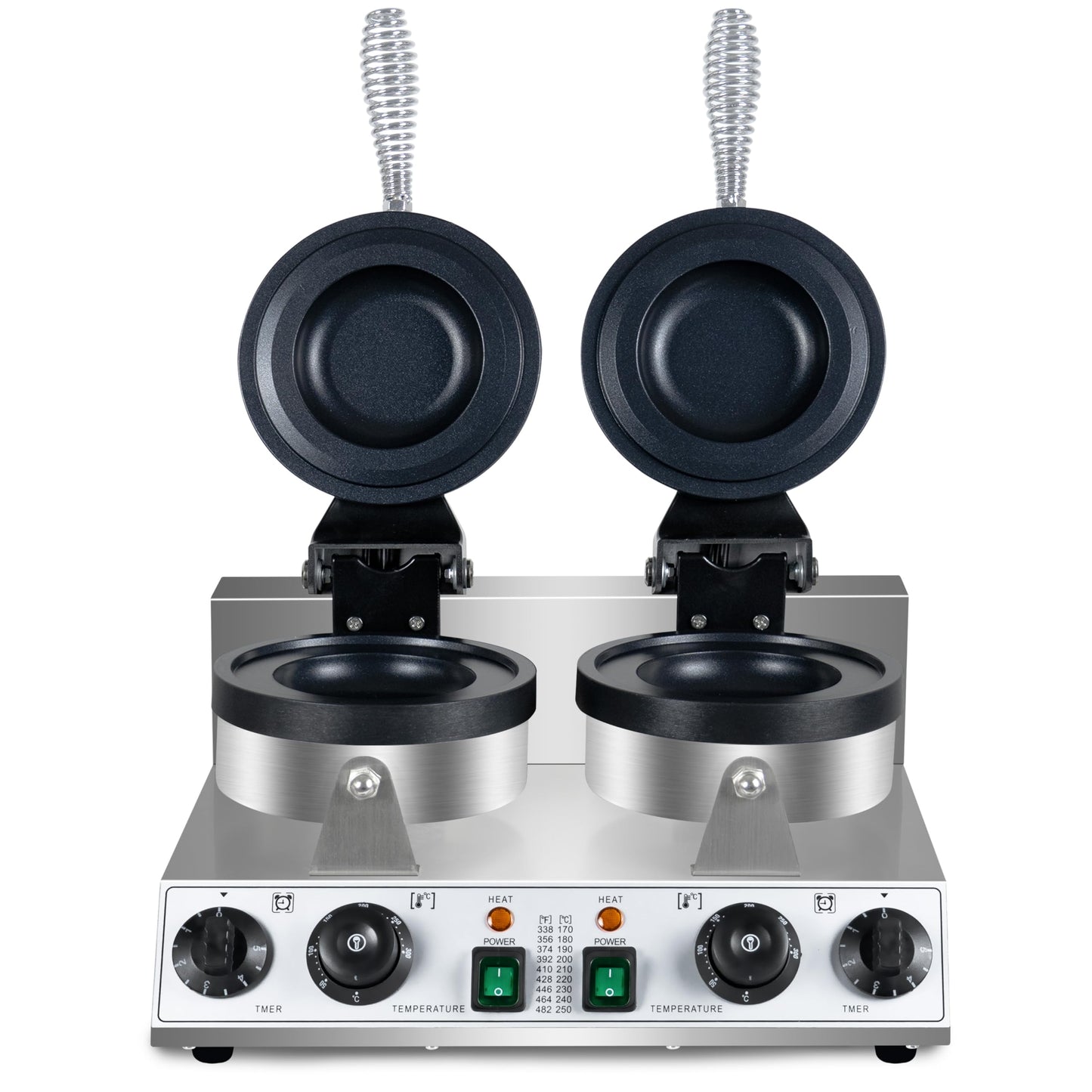 Ice Cream Burger Maker, double UFO Burger Maker, Ice Cream Filling Waffle Maker, Hamburger Waffle Maker Sandwich Press Non-stick Panini press waffle machine 2600W Gelato Panini Press machine