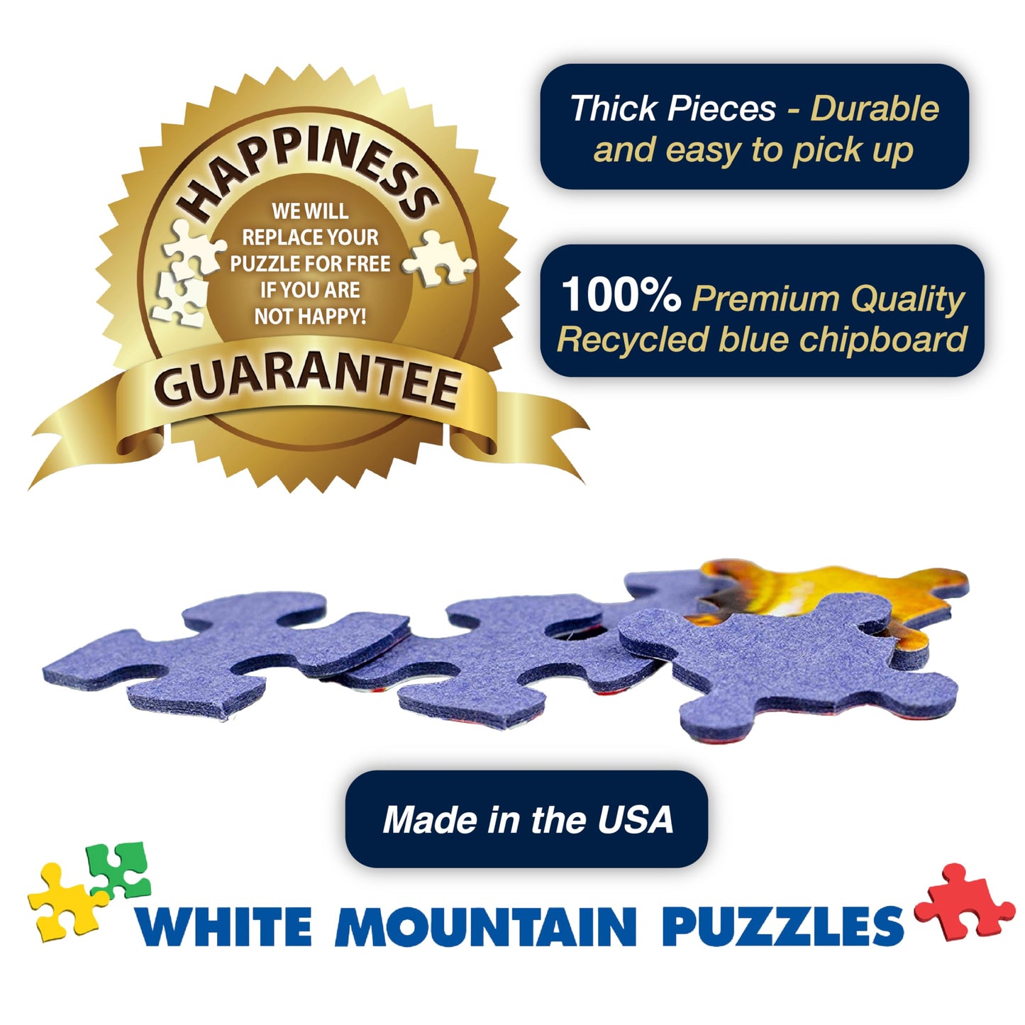 White Mountain, 6pk Cereal Boxes 100pc Puzzle Set