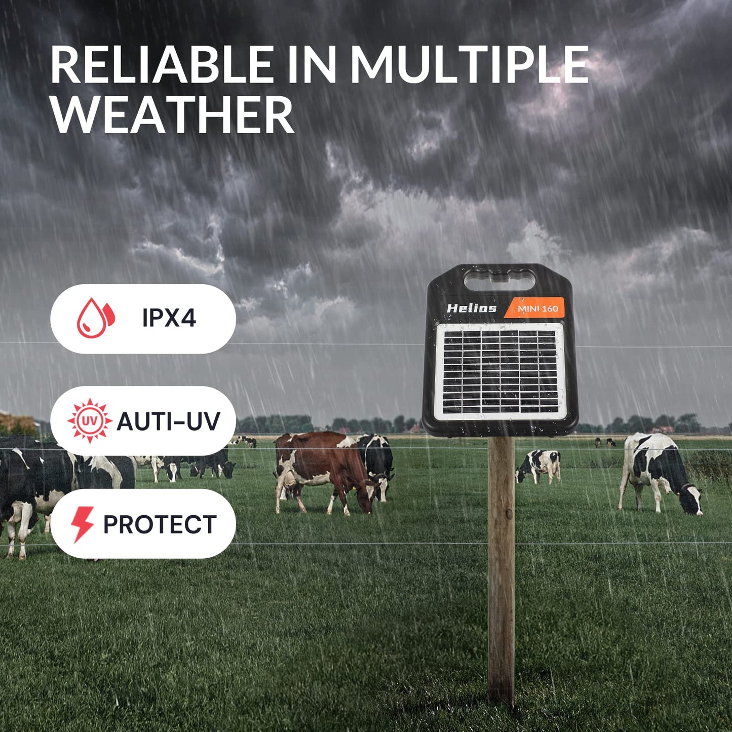 0.16 Joule Electric Fence Charger & Tester Kit – Compact Livestock Containment Solution for Small Animals