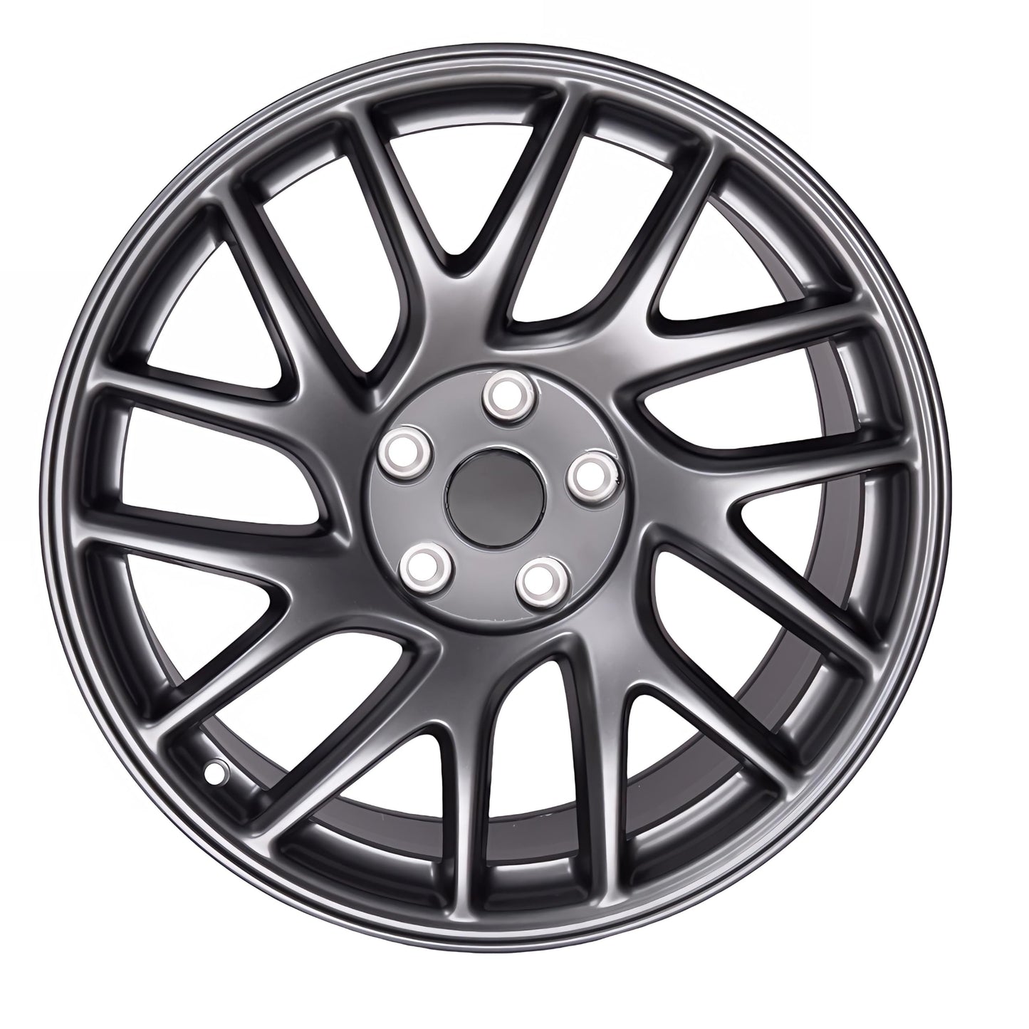 Replacacement New 18"x8.5" Premium Aluminum Alloy Wheel Rim for 2024 2025 2026 Tesla Model 3 Highland | 134422900B, 1344229-00-B | Matte Charcoal Grey, Direct Fit - OE Stock Specs