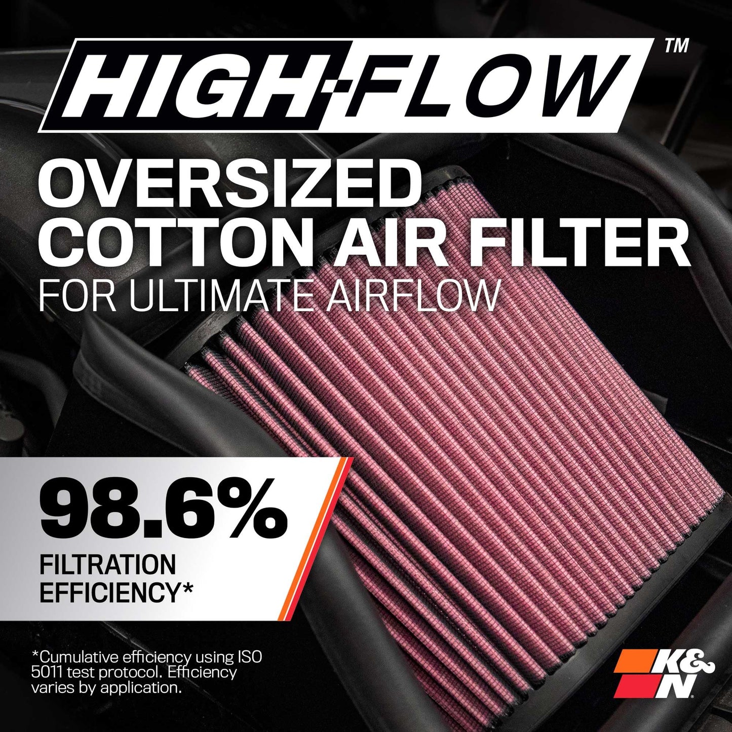 K&N Cold Air Intake System: High-Flow Air Filter, Increase Performance & Acceleration: Compatible with 2005-2019 Crysler/Dodge: 300C, Challenger, Charger, Magnum, 57-1542