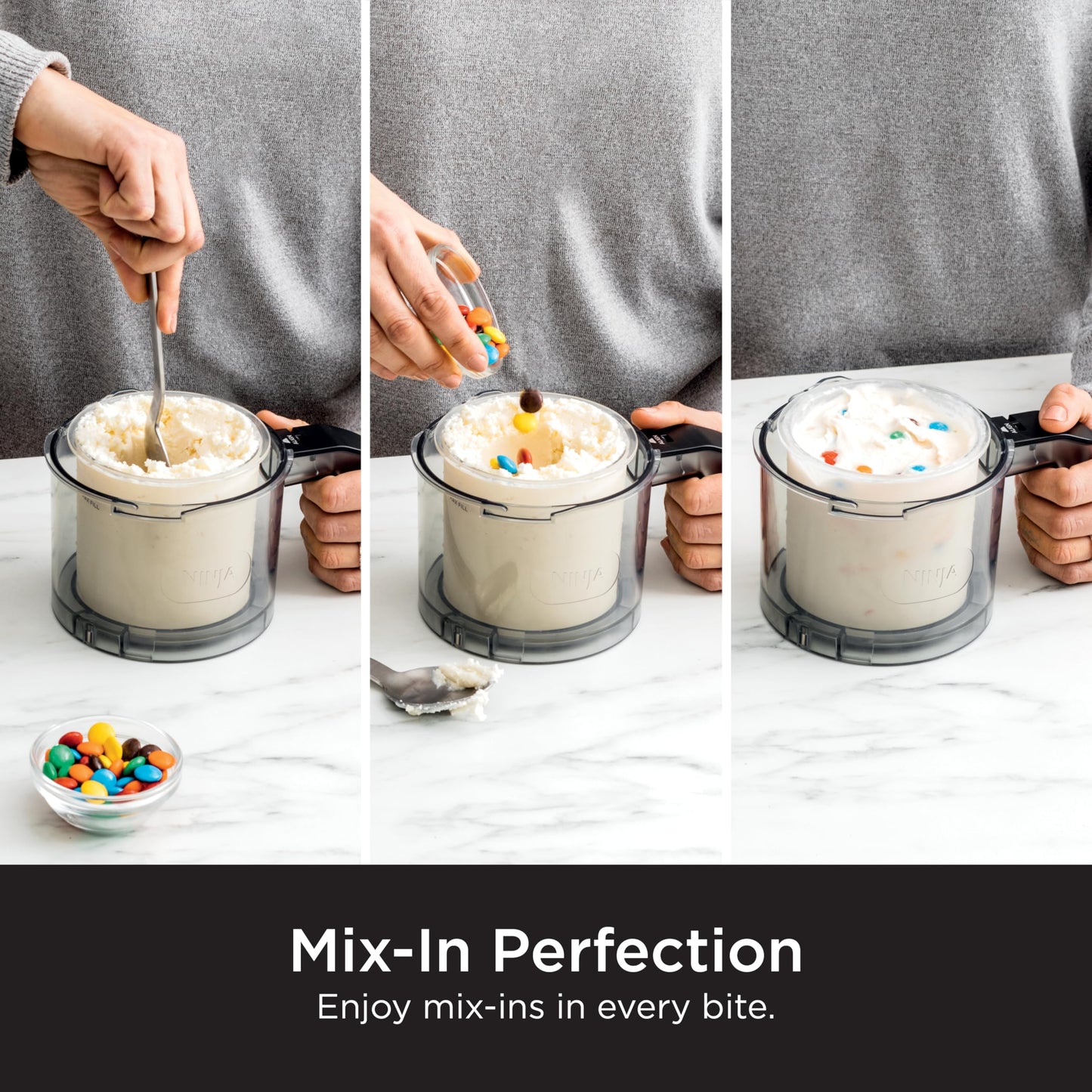 Ninja CREAMi Ice Cream Maker for Gelato, Mix-ins, Milkshakes, Sorbet, Smoothie Bowls, 7 One-Touch Programs, with (2) Pint Containers & Lids, Compact Size, Perfect for Kids, Orange Mango, NC301AO
