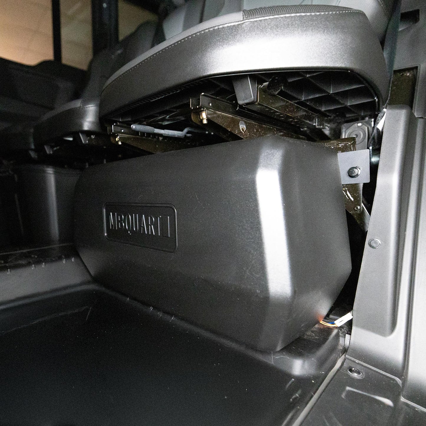 MB Quart Dual 10" Subwoofer System Upgrade for Can Am Defender 17-25, Plug and Play Compatibility, Marine Grade Protection, 400 Watts