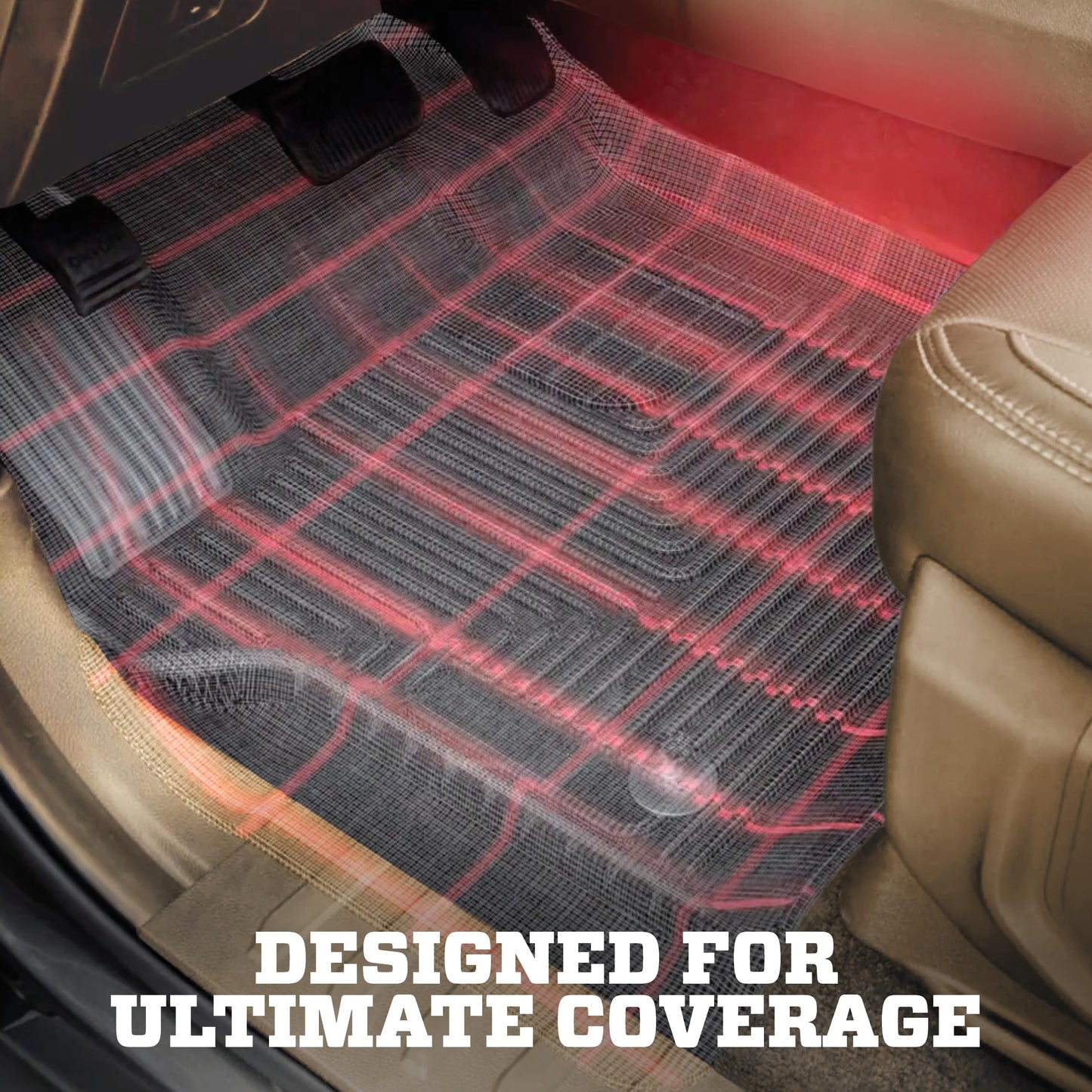 Husky Liners Weatherbeater Floor Mats | Fits 2010-2019 Ford Taurus | Front & 2nd Row, 3-pc Black - 98701