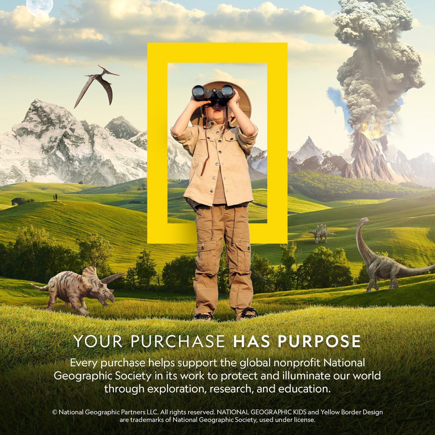 Blue Marble National Geographic Clay Dinosaur Arts & Crafts Kit - Air Dry Clay for Kids with 5 Clay Colors, 5 Dino Skeletons & Googly Eyes, Dinosaur Activity for Girls and Boys Ages 4 5 6 7 8 9 & 10