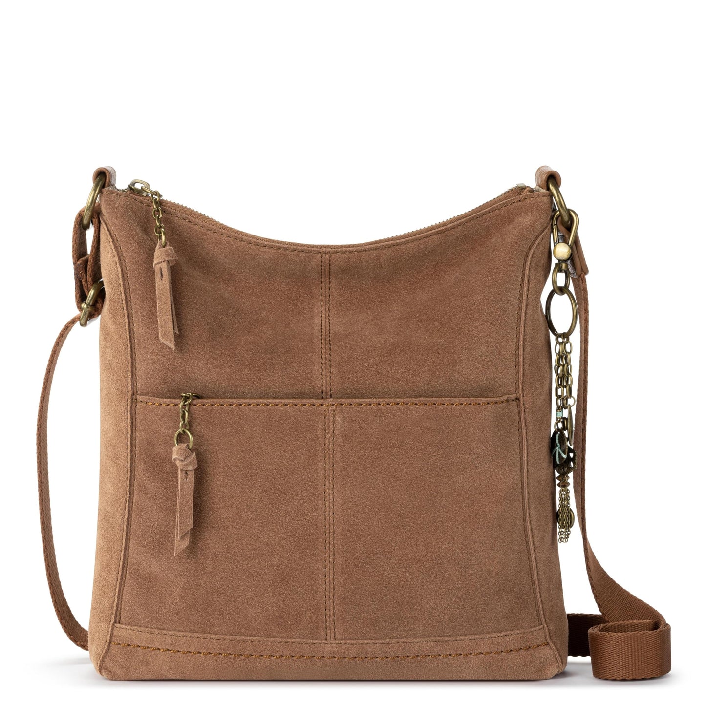 The Sak Lucia Leather Crossbody Purse - Premium Leather Women's Handbag for Everyday & Travel - Cross Body Bag With Zipper