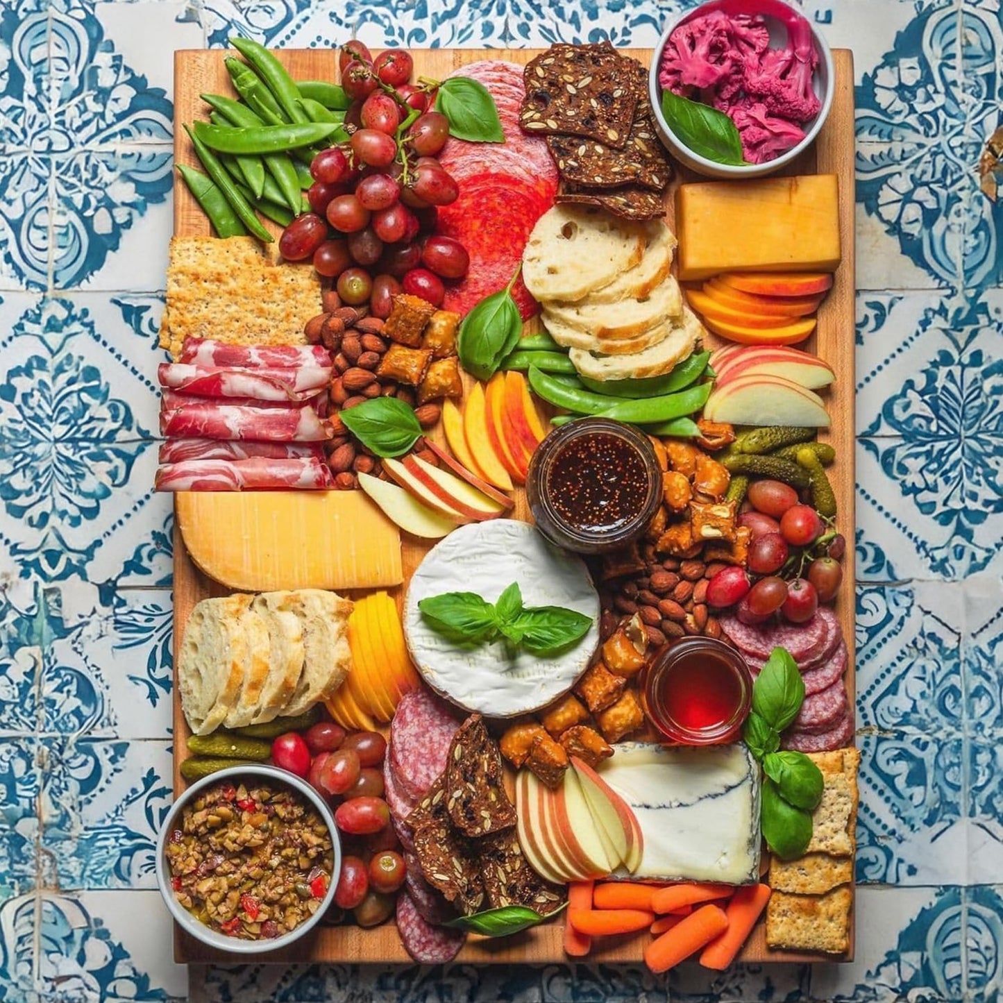 John Boos RA-Board Series Rectangular Wooden Cherry Cutting Board 20”x15” – 2.25” Thick, 20-lb Reversible Butcher Block with Edge-Grain & Finger Grips – Made in the USA