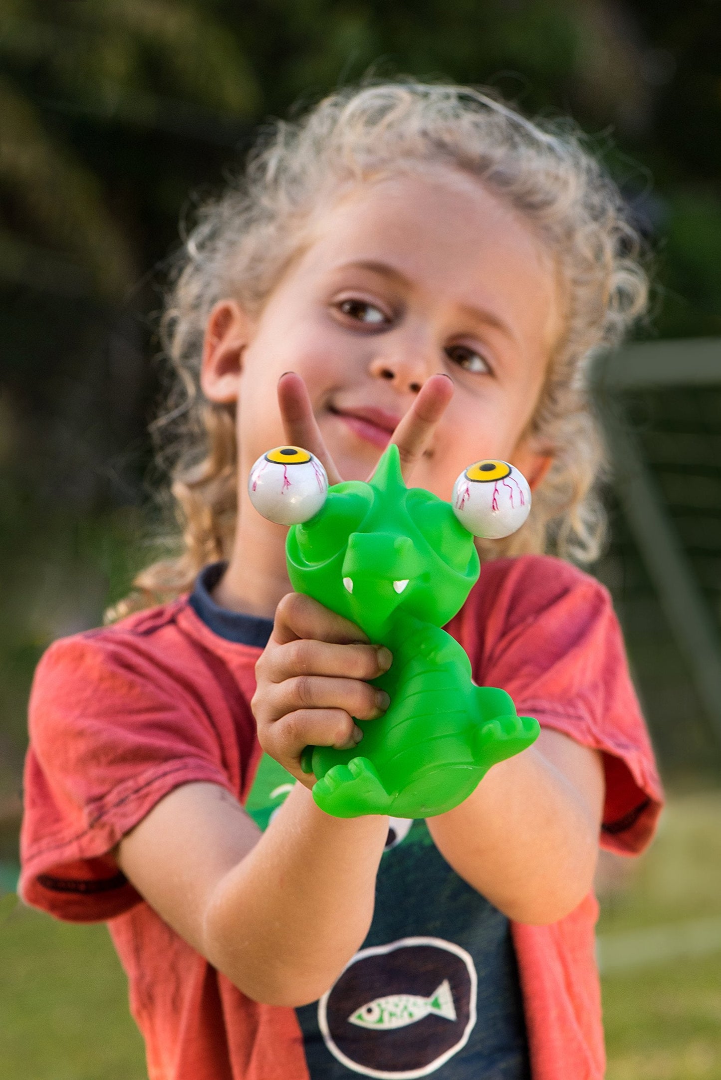 IPIDIPI TOYS Flippy Dragon Squishy Eye Popping - Squishy Toys for Trick or Treat - Fun Fidget Toy, Birthday Party Favors, Easter Basket Stuffers for Boys and Girls