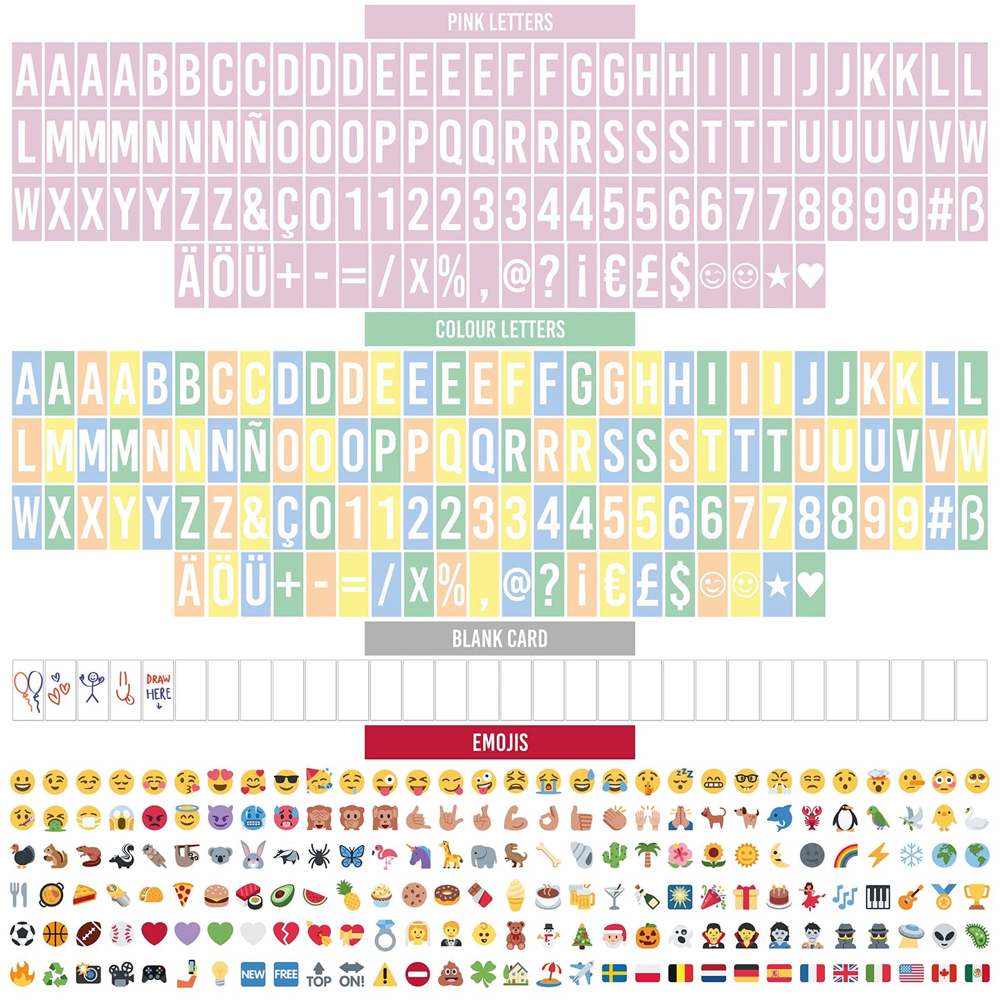 Pink Cinema Light Box with 400 Letters, Emojis, 2 Markers - BONNYCO | Led Light Box Home Office & Room Decor | Cinema Led Sign Letters Board Gifts for Women and Girls Christmas Birthdays | Pink Decor