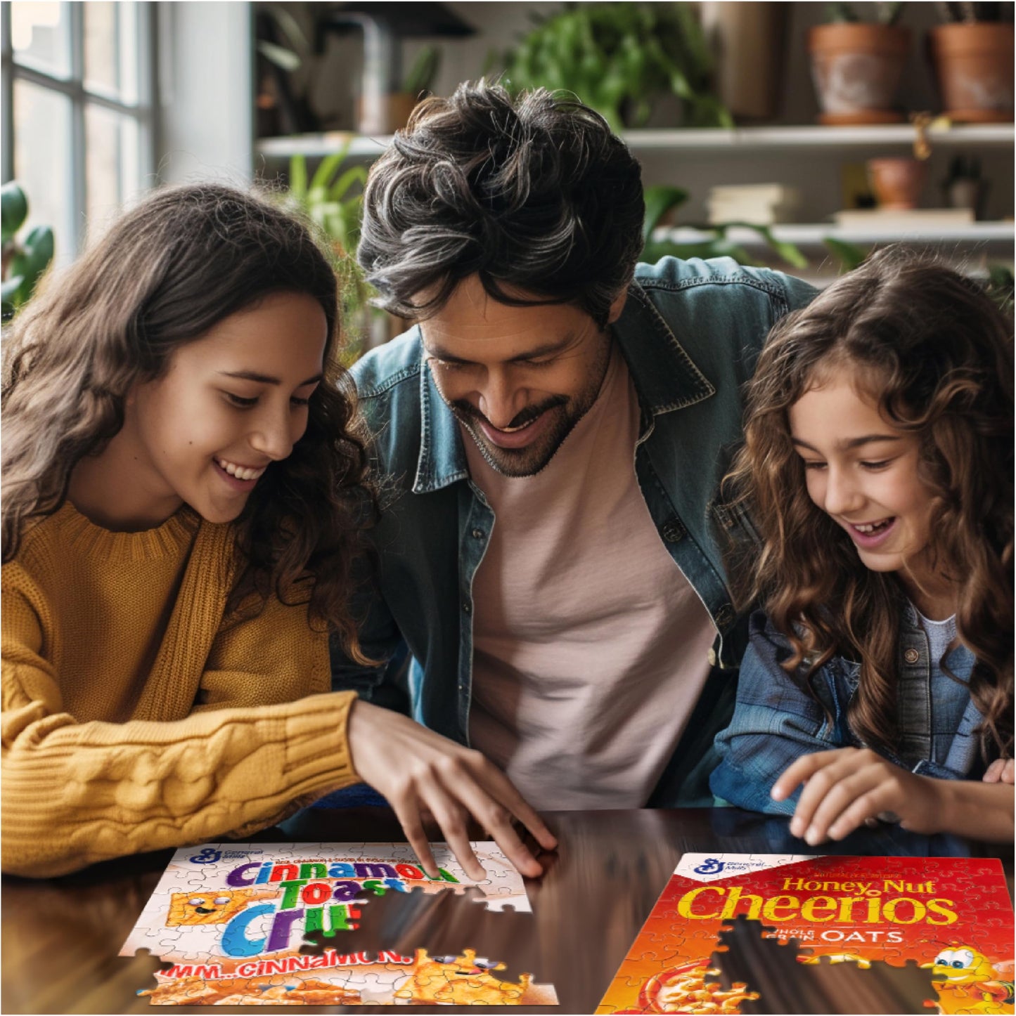 White Mountain, 6pk Cereal Boxes 100pc Puzzle Set