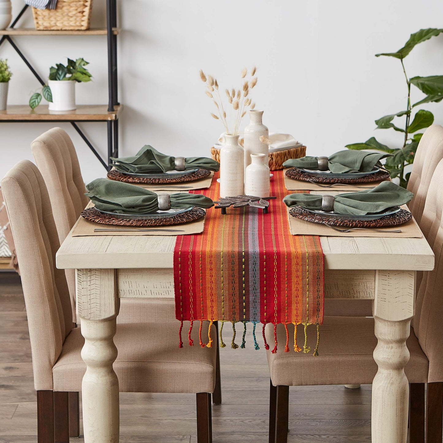 DII Southwest Collection Tabletop, Table Runner, Spice, "table runner, 14x72"""