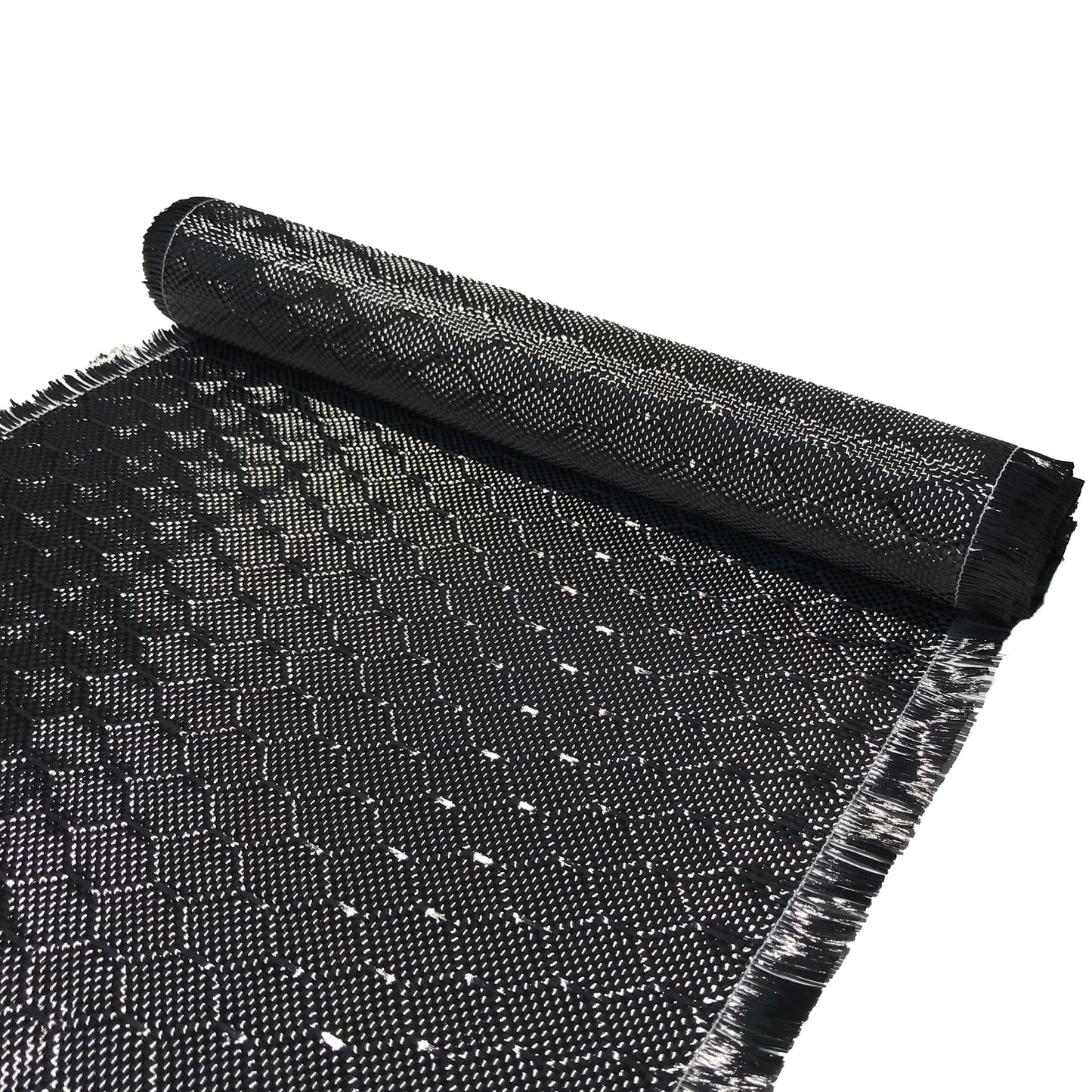 (5 ft - 10 ft Rolls) KARBXON - 1 Meter Wide (39.8 in) - Carbon Fiber - Beehive Weave Fabric - Black - 3K - 240g/meter - Advanced Tech Fiber Cloth Fabric - Wide Hemmed Fabric for Repair, DIY Projects
