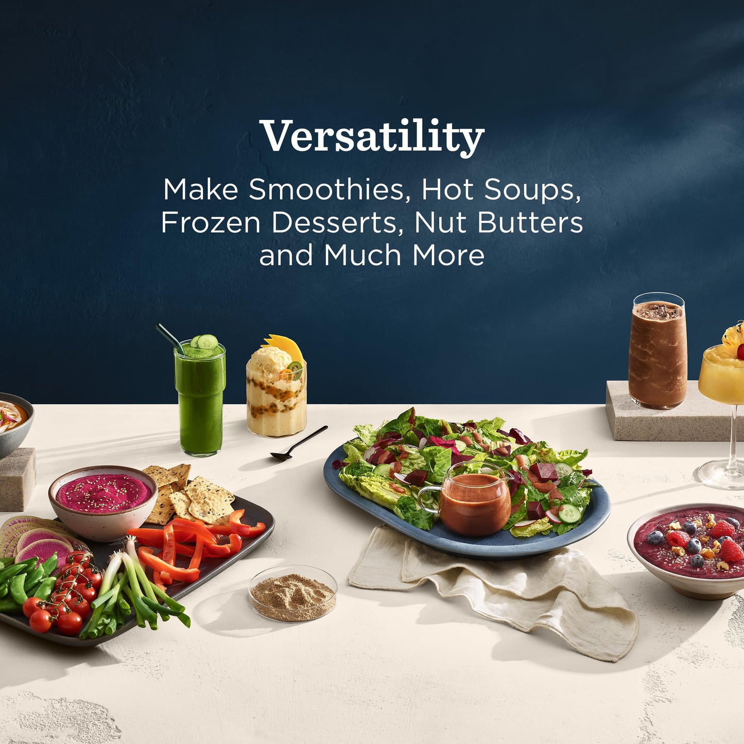 Vitamix Ascent X5 Blender with 10 Blending Programs, Self-Cleaning Program, Professional-Grade Blender for Smoothies, Soups and More, Stainless-Steel Blades, 48 Oz Container, Polar White