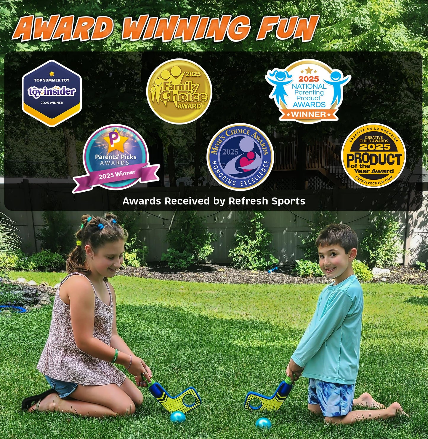 Aqua Hockey Sticks Pool Games - Pool Toys for Kids & Hockey Gifts for Boys - Water Toys Knee Sticks Set Beach Games - Pool Gifts for Boys & Girls - Swimming Toy for Kids Ages 4-8 & 8-12 Year Old