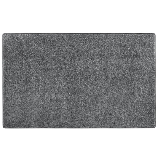 PURE ERA Carpet Stair Tread Landing Mat Tape Free Self Adhesive Non Slip Skid Resistant Indoor Doormat Area Rug Floor Mat for Kitchen Bathroom Workstations Washable 2' X 3' (Dark Gray)