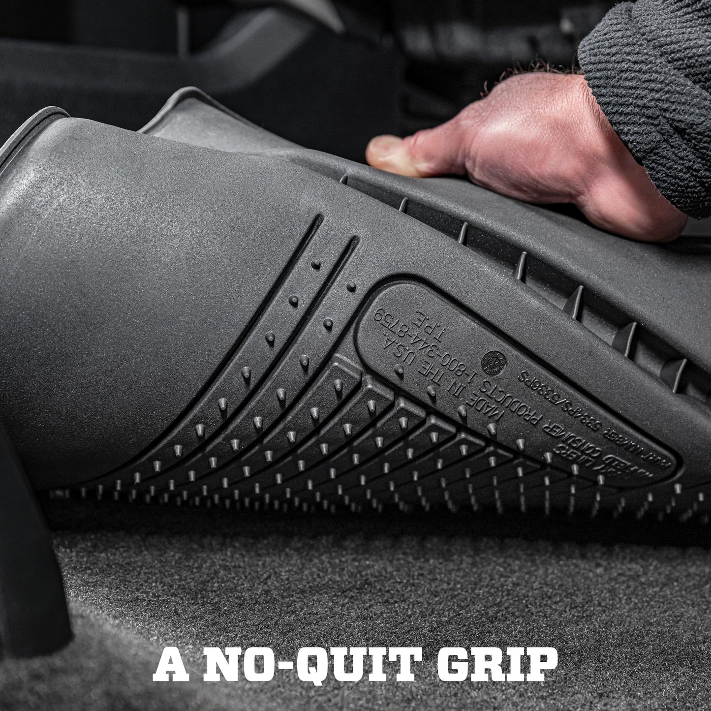 Husky Liners Weatherbeater Floor Mats | Fits 2010-2019 Ford Taurus | Front & 2nd Row, 3-pc Black - 98701