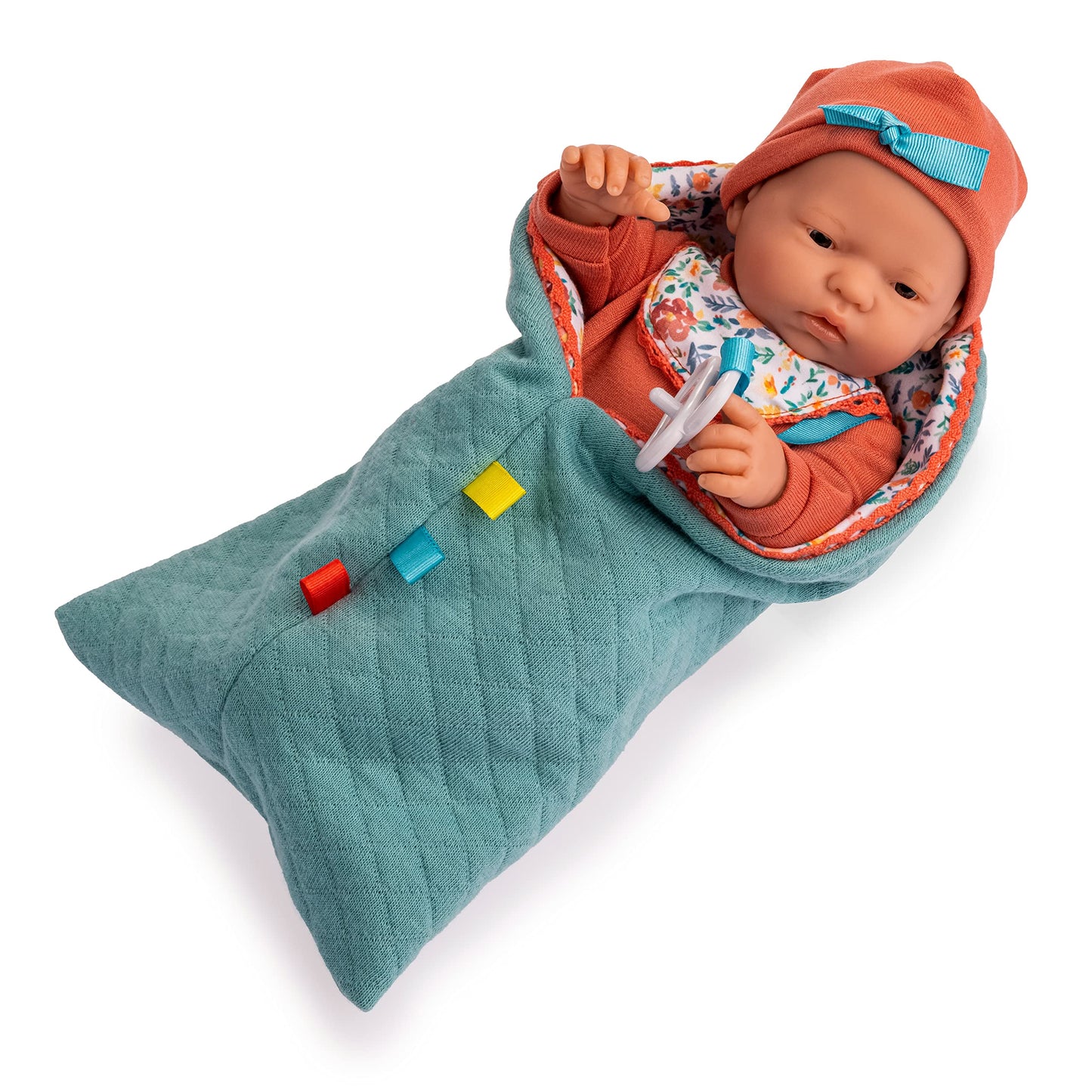 JC Toys - Nature Collection | Original Mini Newborn | Anatomically Correct Real Girl Baby Doll Gift Set | 9.5" All-Vinyl | Designed by Berenguer | Ages 2+