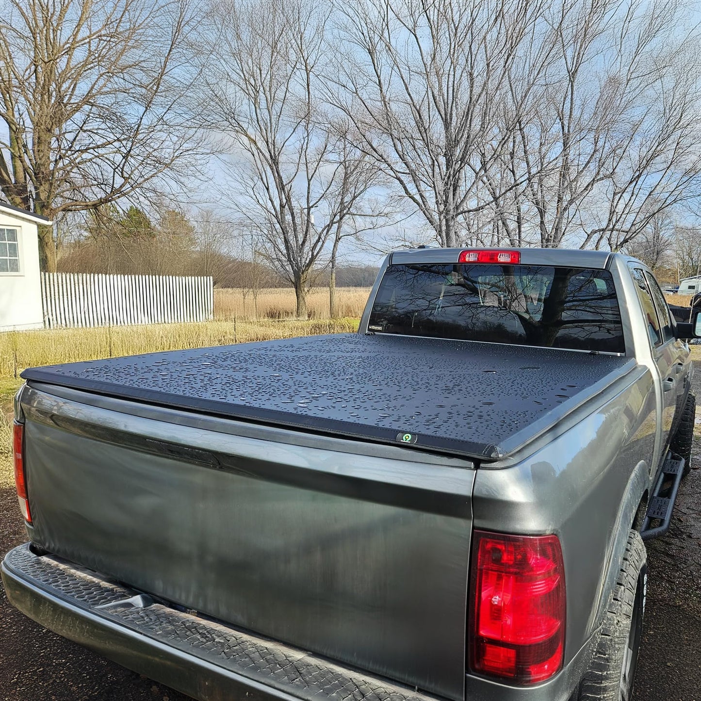 AUTOSAVER88 Soft Tri-fold Truck Bed Tonneau Cover Fits for Toyota Tacoma 2024 2025 2026 5ft Bed (Excl. Trail Edition)