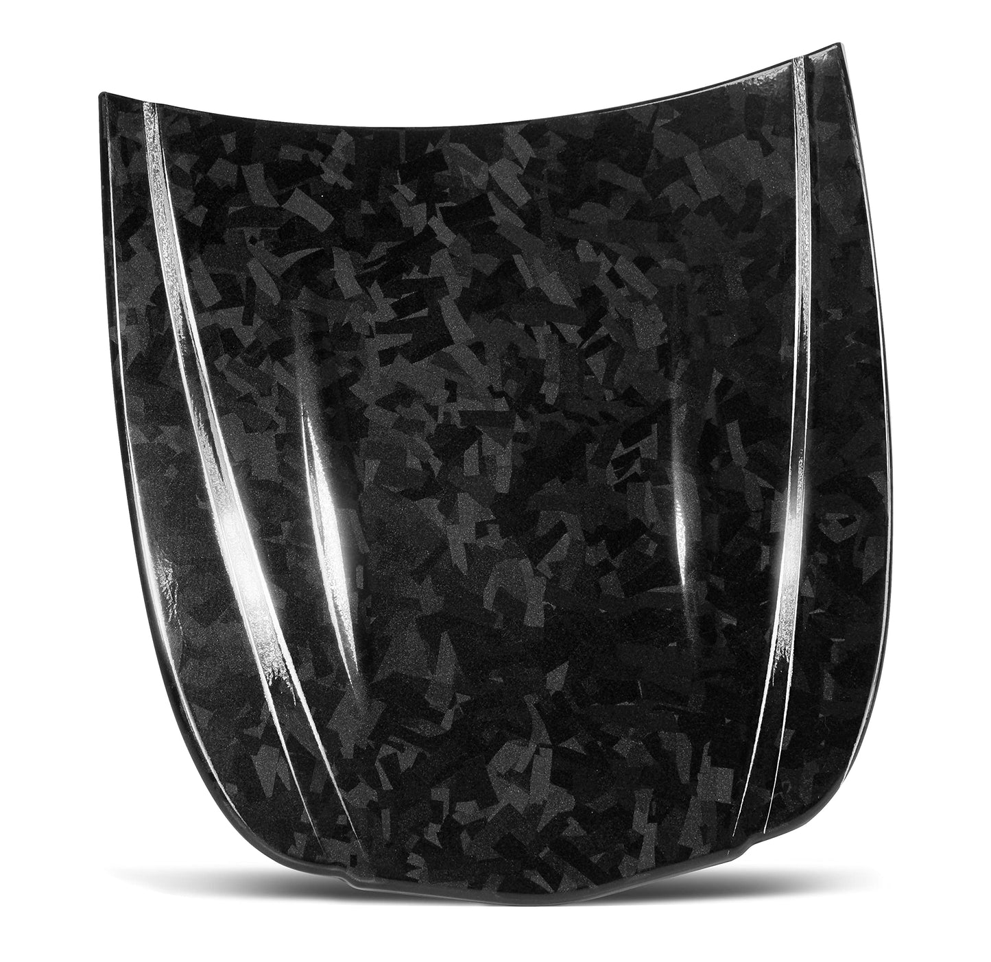 VViViD+ Forged Composite Carbon Vinyl Wrap Roll (25ft x 5ft, Gloss Black)