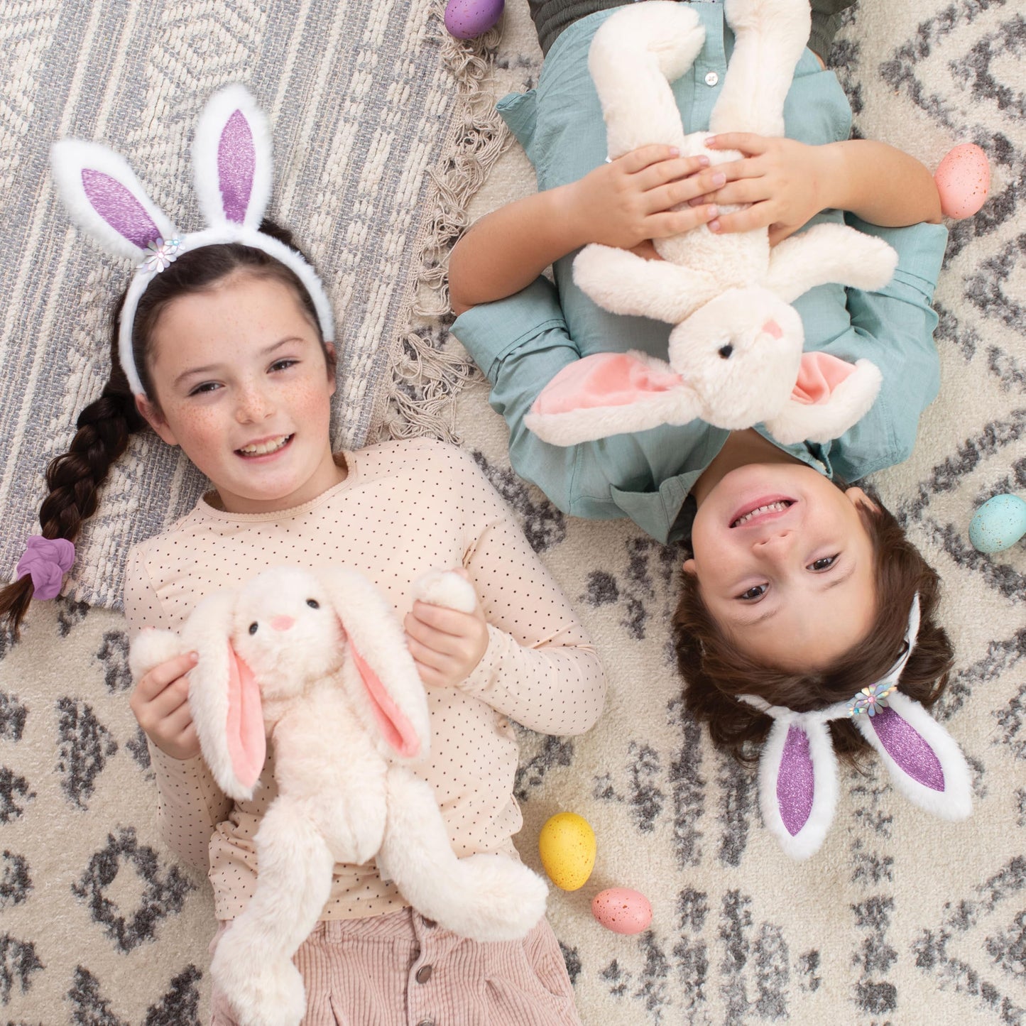 Vermont Teddy Bear Ivory Easter Bunny Stuffed Animal | 15 Inch Soft Plushies and Bunny Toys | Emotional Support Plush for Kids and Adults | Cuddly Buddy Collection Plushie for Snuggling