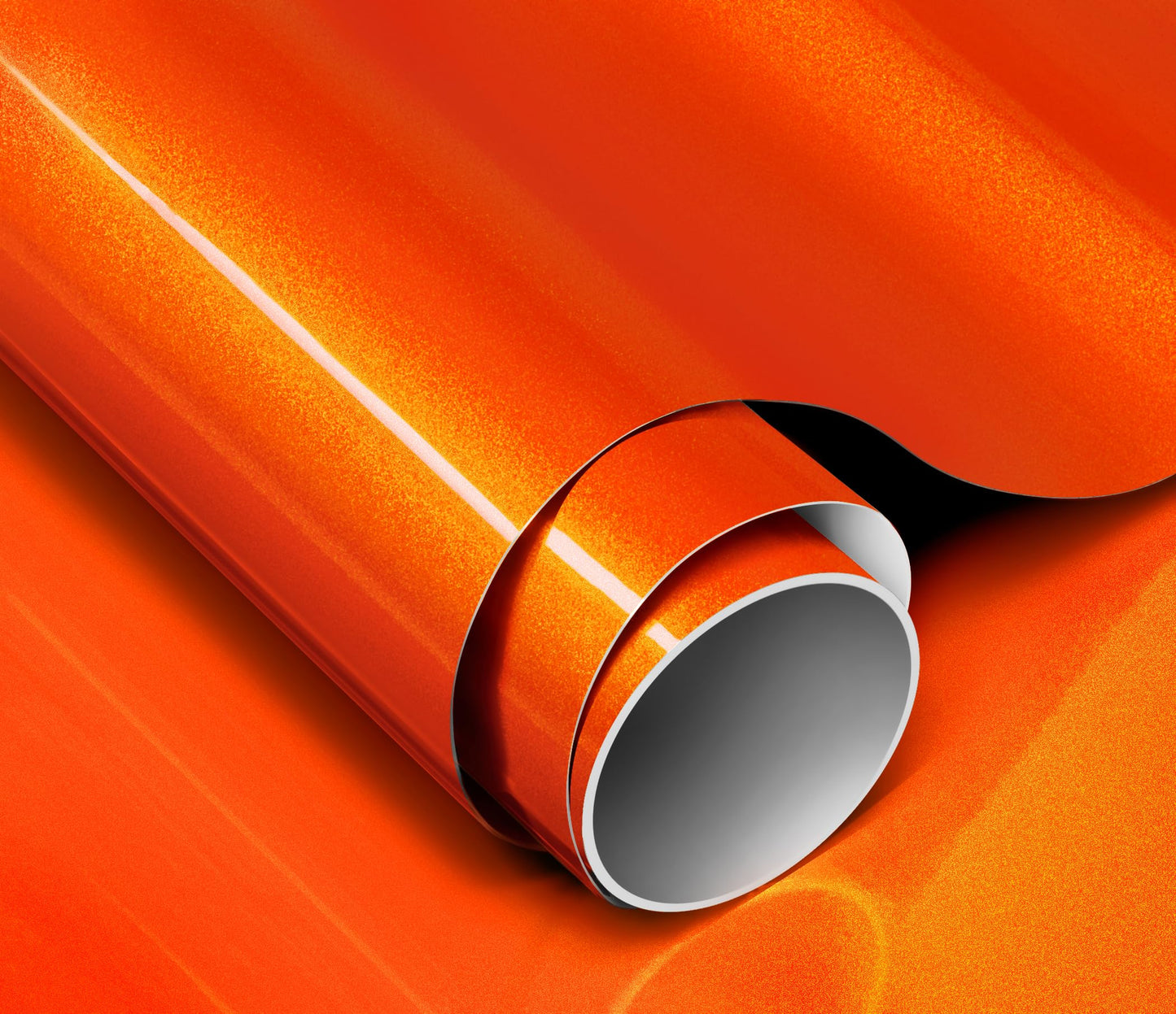 ColorFusion PPF by VViViD, Gloss Flame Orange Dry Apply PPF Vinyl Car Wrap Roll 20ft x 5ft