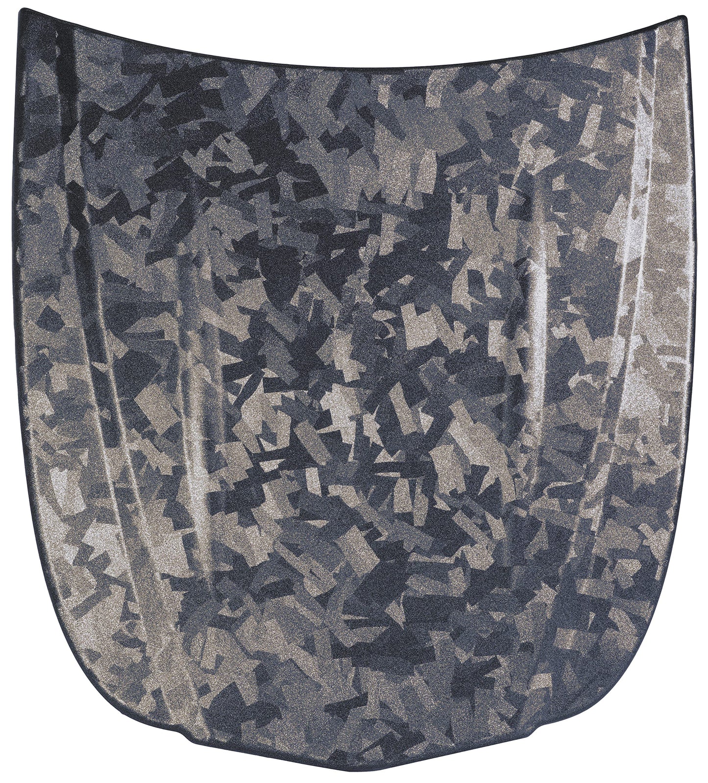 VViViD+ Forged Composite Carbon Patternless Car Vinyl Wrap Roll (25ft x 5ft, Ghost Metal)
