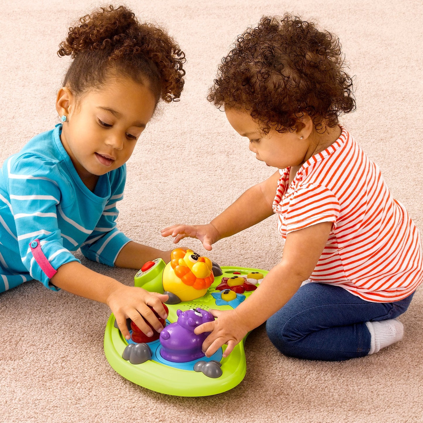 Chicco Walky Talky Foldable Baby Walker, Multilingual Play Tray with Music and Lights, 3 Height Adjustments, Brake Pads, for Children up to 26 lbs., Compact Fold, Flora/Purple/Grey