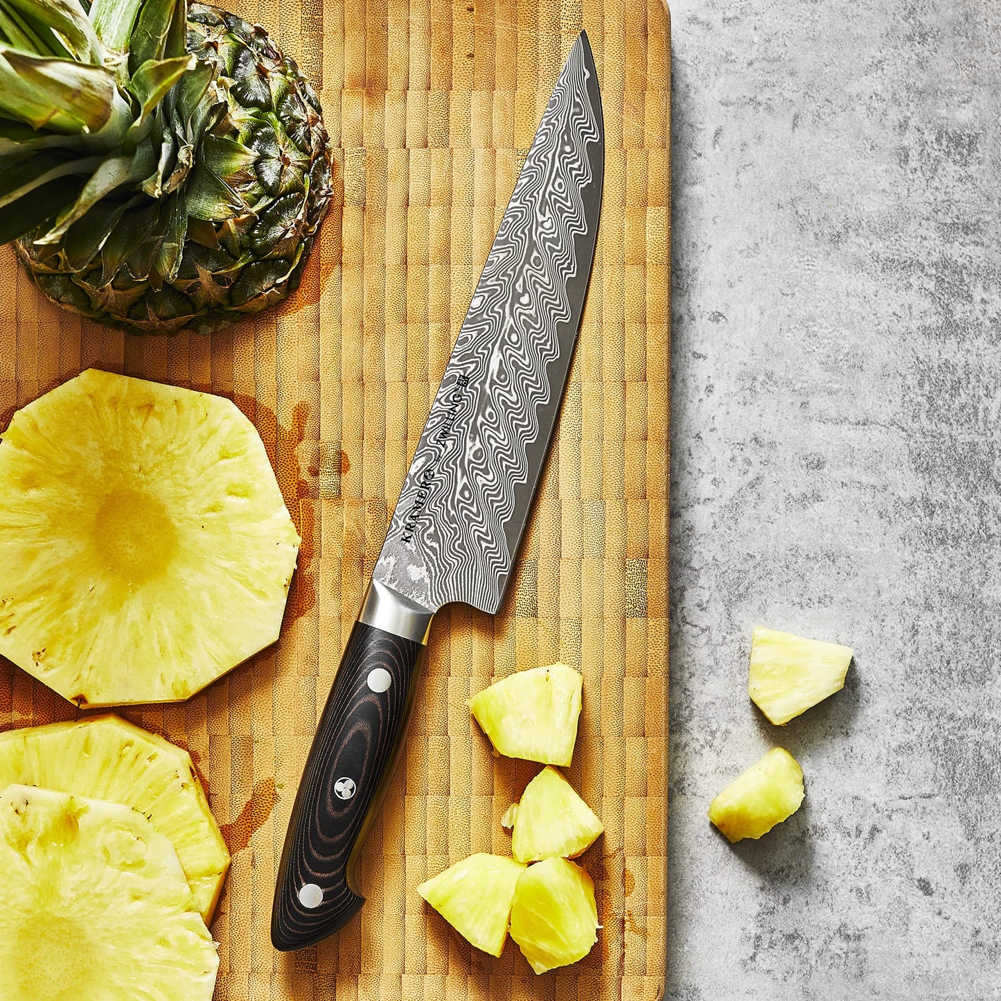 ZWILLING KRAMER EUROLINE Damascus Collection 8-inch Narrow Chef's Knife